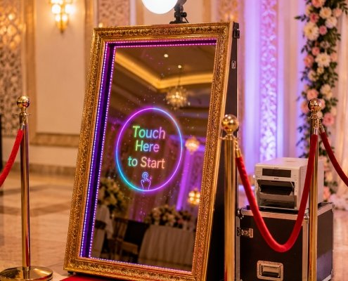 Mirror photo booth